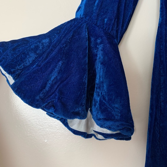 1960s Mini Mod Blue Dress: Teen or Women’s XXS Petite - Picture 5 of 7